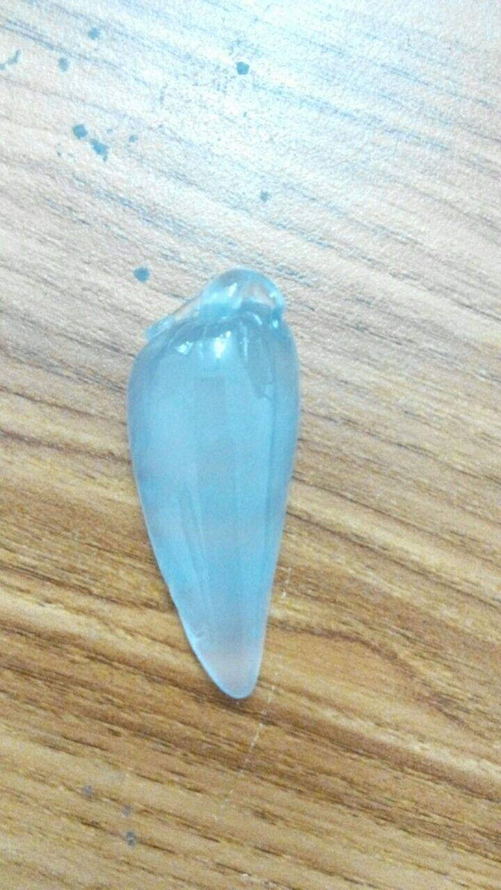 缅甸A货翡翠冰玻种挂件 天之骄子 15g 图片2