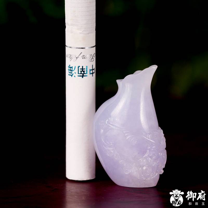 缅甸翡翠A货 糯冰种紫罗兰 平安紫韵 9.4克 图片7